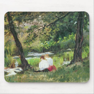 Zwei Sitzfrauen Mousepad