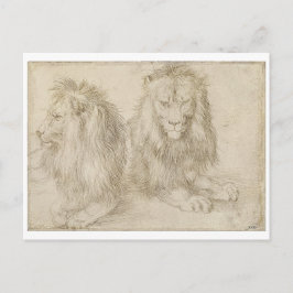Zwei Sitzmöbel von Albrecht Durer Postkarte