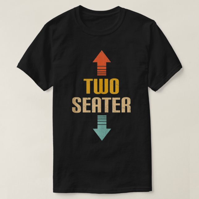Zwei Sitzplätze 2 Sitzplätze störende Funny Gag Va T-Shirt (Design vorne)