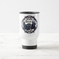 Zwei Skye Terrier Celtic-Reisemug