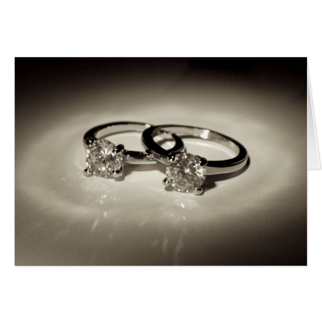 Zwei Solitaire-Ringe (Vorderseite (Horizontal))