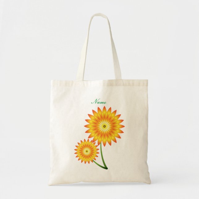 Zwei Sonnenblumen Thunder_Cove Tragetasche (Vorne)