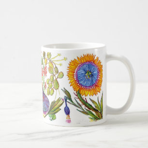 ZWEI SONNIGE BLUMEN 2 KAFFEETASSE