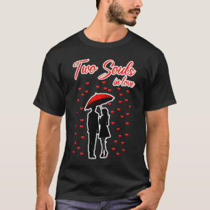 Zwei Soule in Liebe T-Shirt