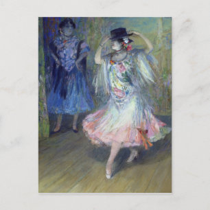 Zwei spanische Tänzer, 1852 Postkarte