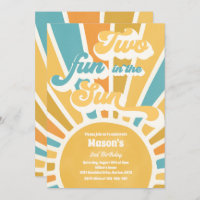 Zwei Spaß in der Sonne Sonnenschein 2. Geburtstag