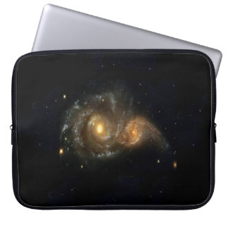 Zwei Spiralarme stoßen Neopren-Hülse 15" zusammen Laptopschutzhülle