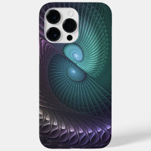 Zwei Spiralen farbenfroh Modernes Abstraktes Frakt Case-Mate iPhone 14 Pro Max Hülle