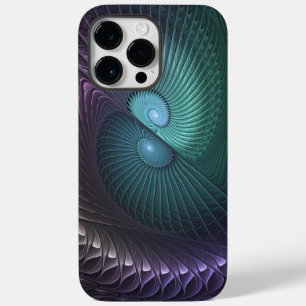 Zwei Spiralen Farbige Moderne Abstrakte Fraktal Ku Case-Mate iPhone 14 Pro Max Hülle