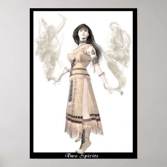 Zwei Spiralen Poster (Vorne)