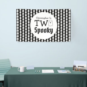 Zwei Spooky 2. Geburtstag Banner