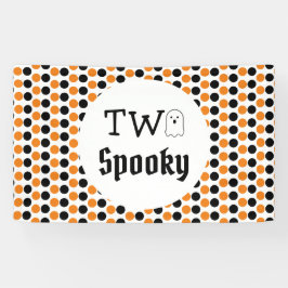 Zwei Spooky 2. Geburtstag Banner