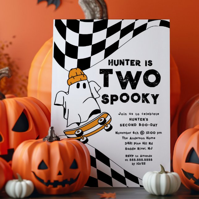 Zwei Spooky-Typ zum Geburtstag Einladung (Von Creator hochgeladen)