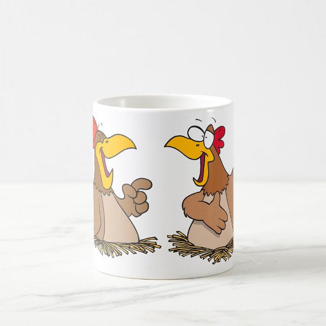 Zwei sprechende Hühner Coffee Tasse (Von Creator hochgeladen)