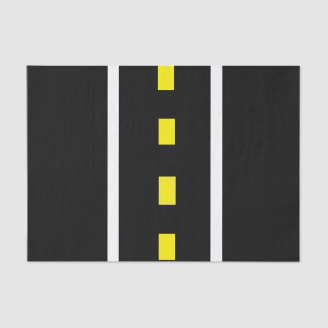 Zwei Spurenpapiere (schwarz, weiß und gelb) Seidenpapier (Vorderseite)