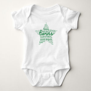 Zwei-Sterne-Design Baby Strampler