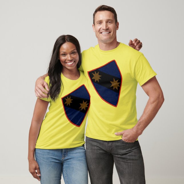 Zwei Sterne Wappen T-Shirt (Unisex)