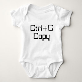 ZWEI STRG+C Copy Nerd Geek Baby Strampler