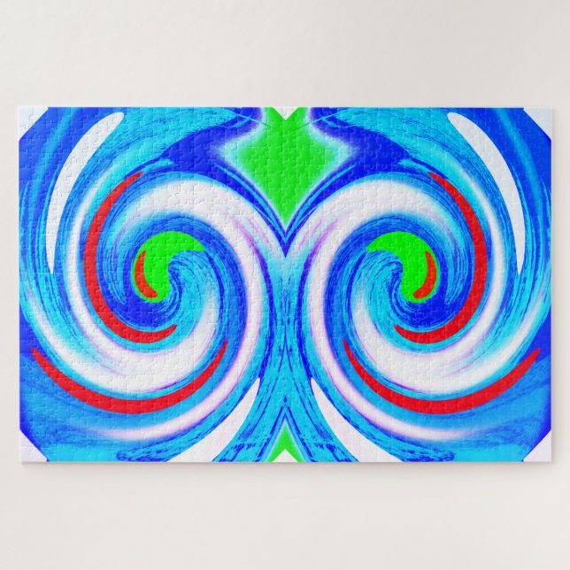 Zwei Stürme Kunst Puzzle (Horizontal)