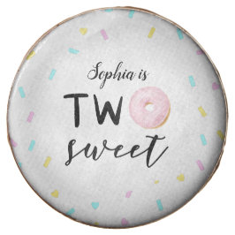 Zwei süße Donut Geburtstagsparty Sprinkles