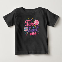 Zwei süße Geburtstags-Shirt für Kleinkinder
