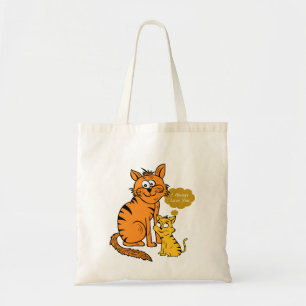 zwei süße, liebevolle Tiger  Ich liebe dich immer Tragetasche