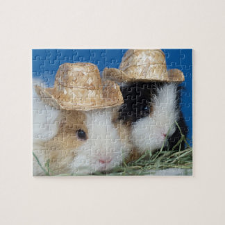 Zwei süße Meerschweinchen-Puzzle Puzzle