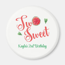 Zwei süße zweite Geburtstag Magnet