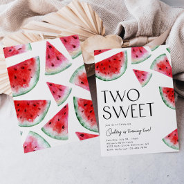Zwei Süßwassermelonen zum Geburtstag Einladung