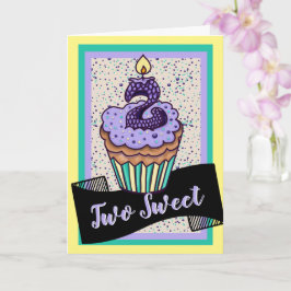 Zwei Sweet Birthday Card Karte