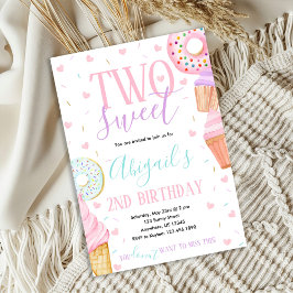 ZWEI Sweet Birthday Einladung