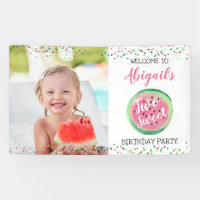 Zwei Sweet Girl's 2. Geburtstag Watermelon Party