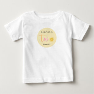 Zwei Sweet Lemon Birthday Baby T-shirt