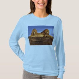 Zwei T - Shirt für männliche Löwen