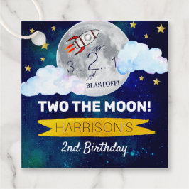 Zwei Tage der Mond Geschenkanhänger