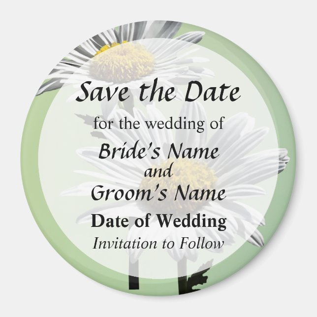 Zwei Tage in Sunshine Save the Date Magnet (Vorne)