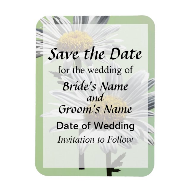 Zwei Tage in Sunshine Save the Date Magnet (Vertikal)