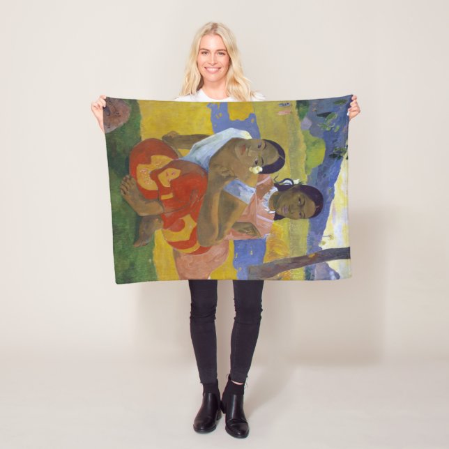 Zwei tahitianische Frauen, Gauguin Fleecedecke (Beispiel)
