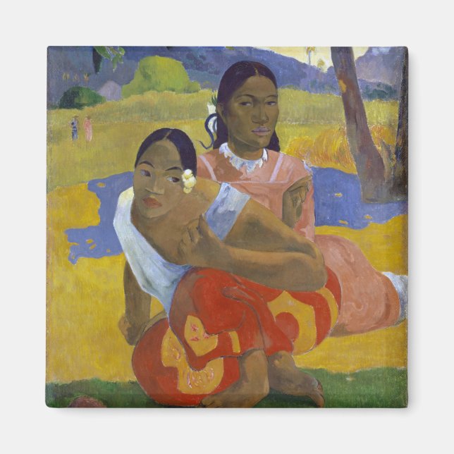 Zwei tahitianische Frauen, Gauguin Magnet (Vorne)