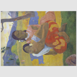 Zwei tahitianische Frauen, Gauguin Seidenpapier