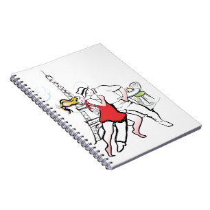 Zwei Tangueros in Paris Notizblock