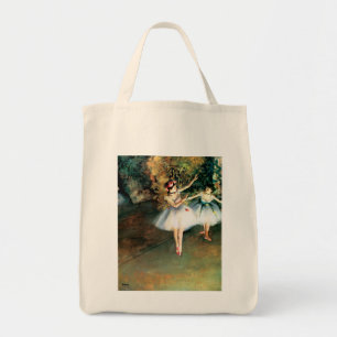 Zwei Tänzer auf einer Bühne von Degas Tragetasche