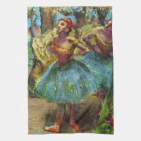 Zwei Tänzer von Edgar Degas, Vintage Ballettkunst