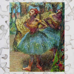 Zwei Tänzer von Edgar Degas, Vintage Ballettkunst Puzzle