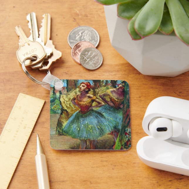 Zwei Tänzer von Edgar Degas, Vintage Ballettkunst Schlüsselanhänger (Schreibtisch)