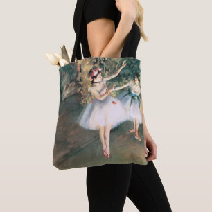 Zwei Tänzerinnen auf einer Bühne von Edgar Degas, 