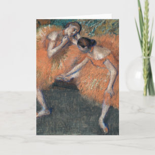 Zwei Tänzerinnen Edgar Degas Karte
