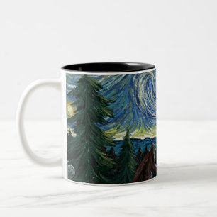 Zwei Tasse mit Tonhöhe für Bigfoot