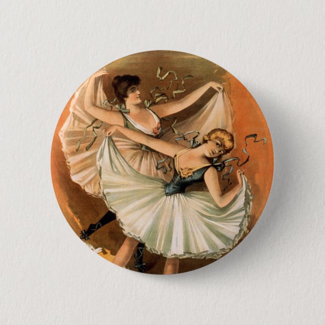 Zwei Tasten der Ballerinas Button (Vorderseite)