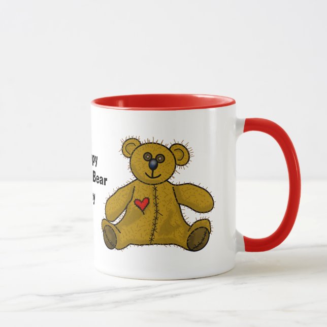 Zwei Teddy Bears Coffee Tasse (Rechts)